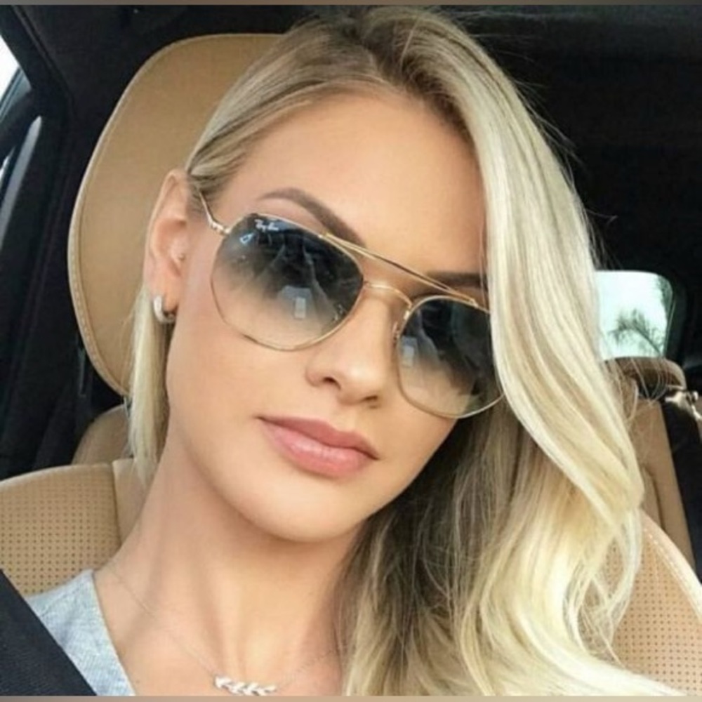 Ray-Ban Rb3648 Marshal Gold Frame with Blue Gradient Lenses 301/3F Arista 54mm - Picture 14 of 14